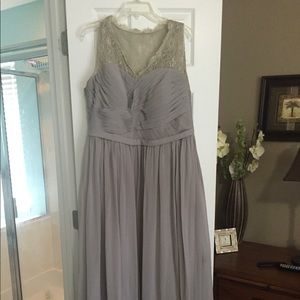 Silver Gray Formal Dress